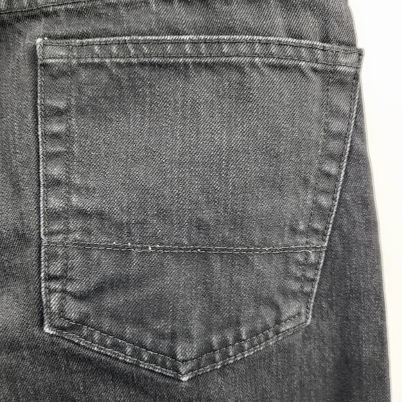 Jean Shop Black Selvedge Denim Jeans Button Fly Made in USA Men's Size 28 Small - Picture 5 of 8